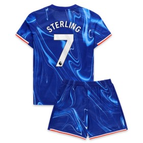 Camiseta de fútbol Chelsea Sterling 7 Niño 1ª equipación 2024-25